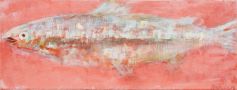 <p>Lachs roetlich Eitempera auf Leinwand 25 x 65 cm 2008</p>